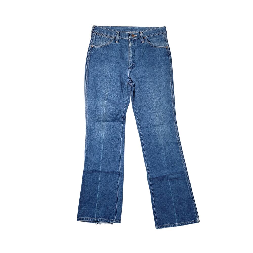 Vintage Wrangler 935DEN Mens Jeans 33x32 Actual Slim Bootcut Made USA Western